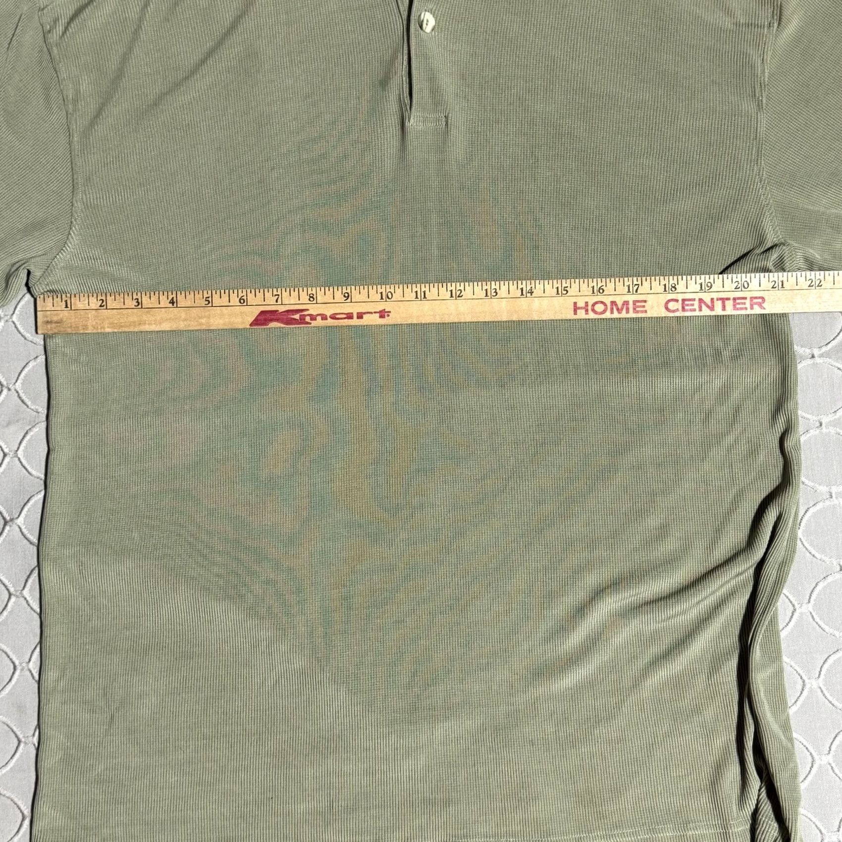 Vintage Jhane Barnes Polo Shirt Mens Large Green Silk Blend Textured Ribbed Golf Casual Size US L / EU 52-54 / 3 - 5 Thumbnail