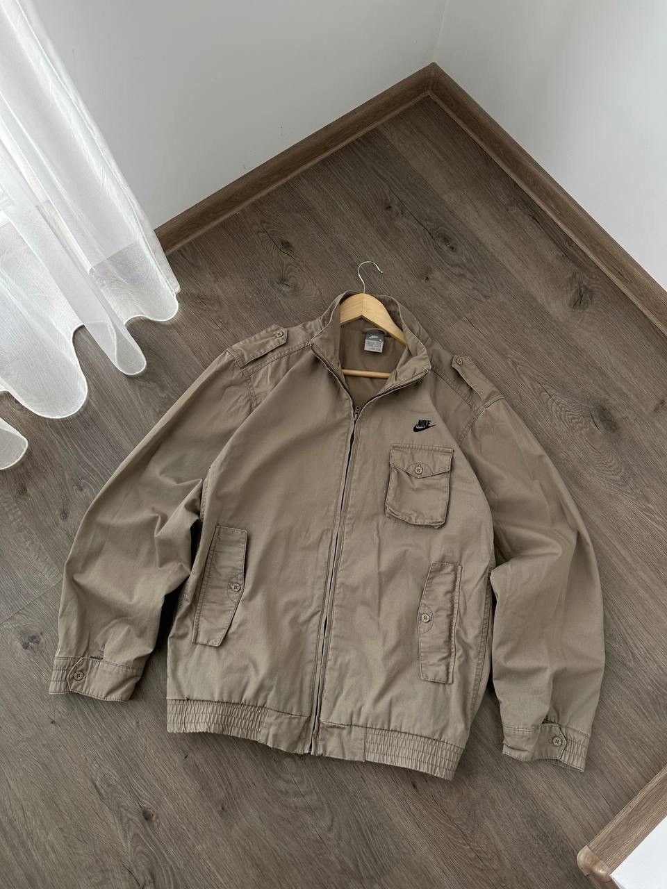 Nike × Nike ACG × Vintage Vintage Nike Beige Pocket Jacket Size US L / EU 52-54 / 3 - 6 Thumbnail