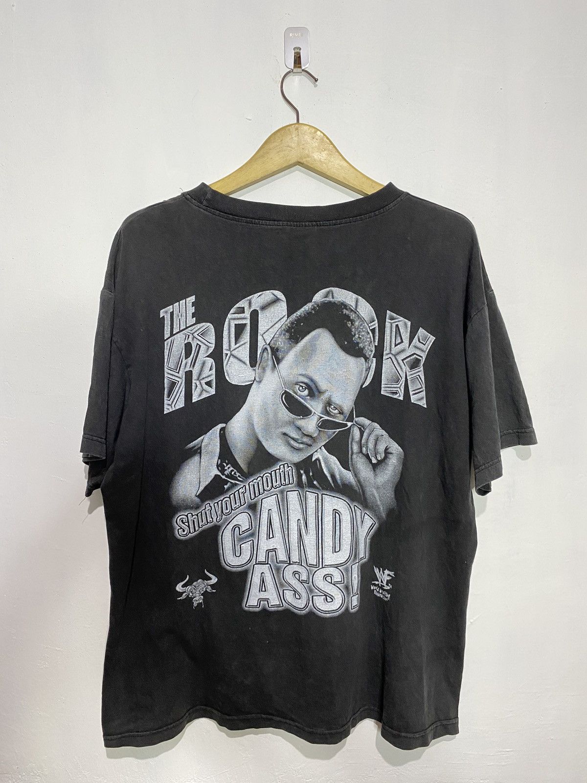 Vintage Vintage The Rock Candy ass! Rap tee print tshirts Size US L / EU 52-54 / 3 - 6 Thumbnail