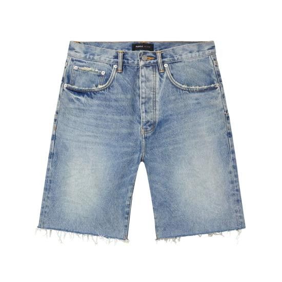 Purple Brand PURPLE BRAND Men Shorts P059 CIBL BLUE Size US 32 / EU 48 - 1 Thumbnail