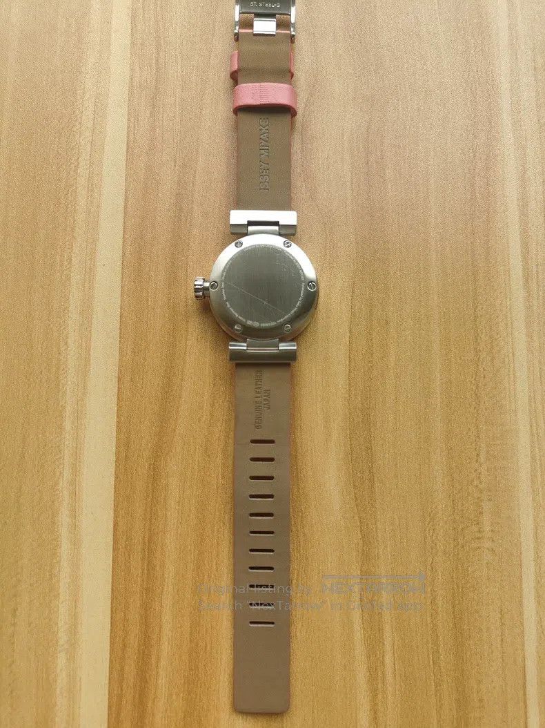 Issey Miyake Issey Miyake Pink Light Luxury Niche Minimalist Wristwatch Size ONE SIZE - 4 Thumbnail