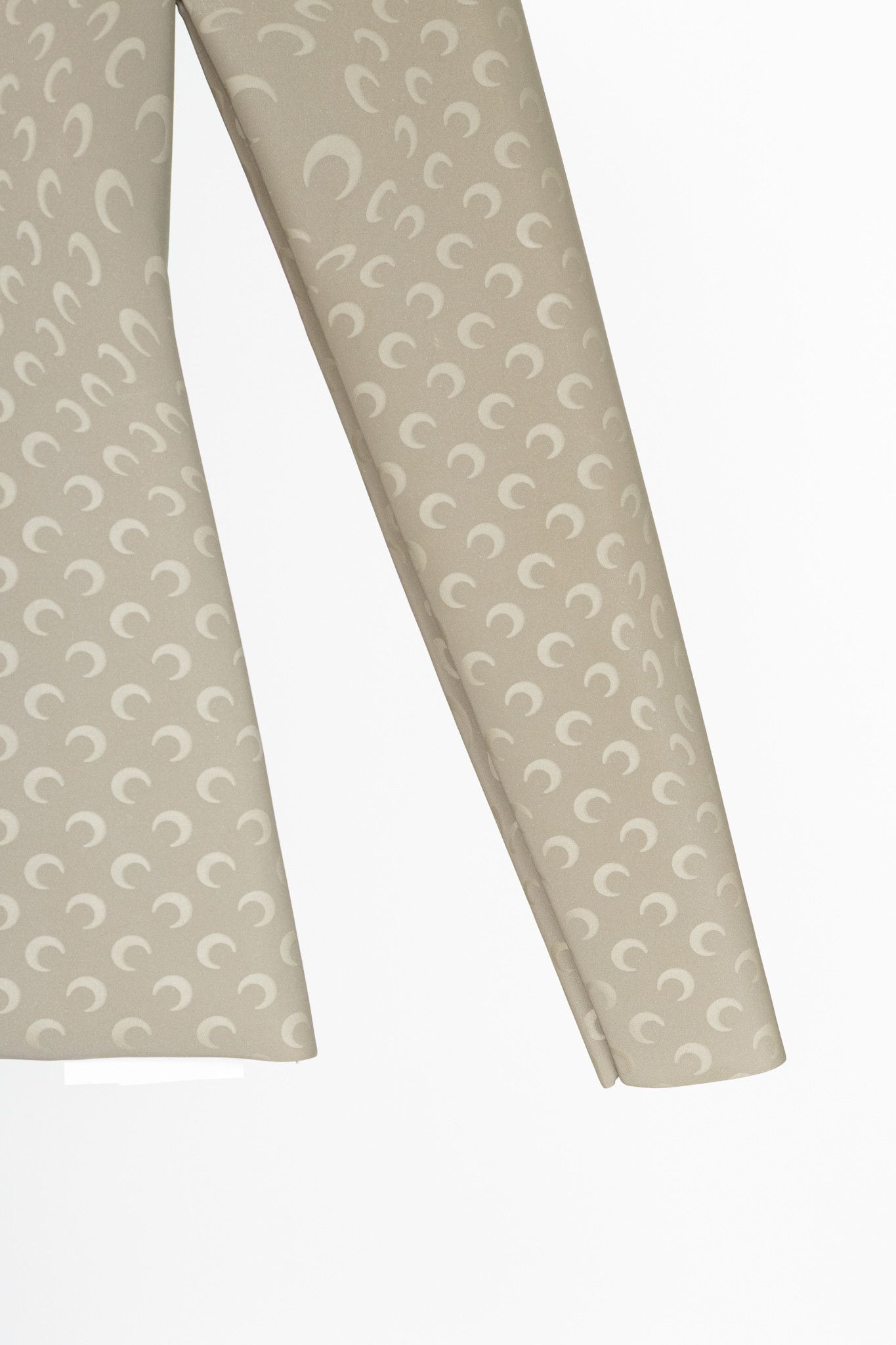 Marine Serre Marine Serre White Line FW20 Taupe Reflective Moon-Print Top Size L / US 10 / IT 46 - 6 Thumbnail