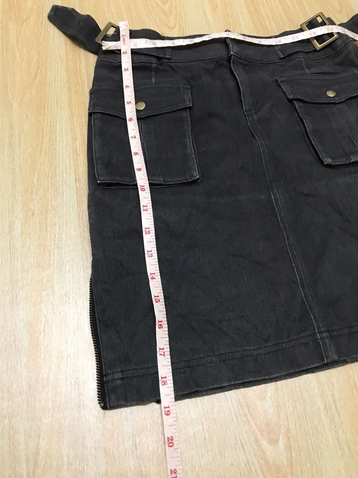 Japanese Brand Vintage Kirke Japanese Brand Denim Mini Skirts Made In Japan Size 28" / US 6 / IT 42 - 13 Thumbnail