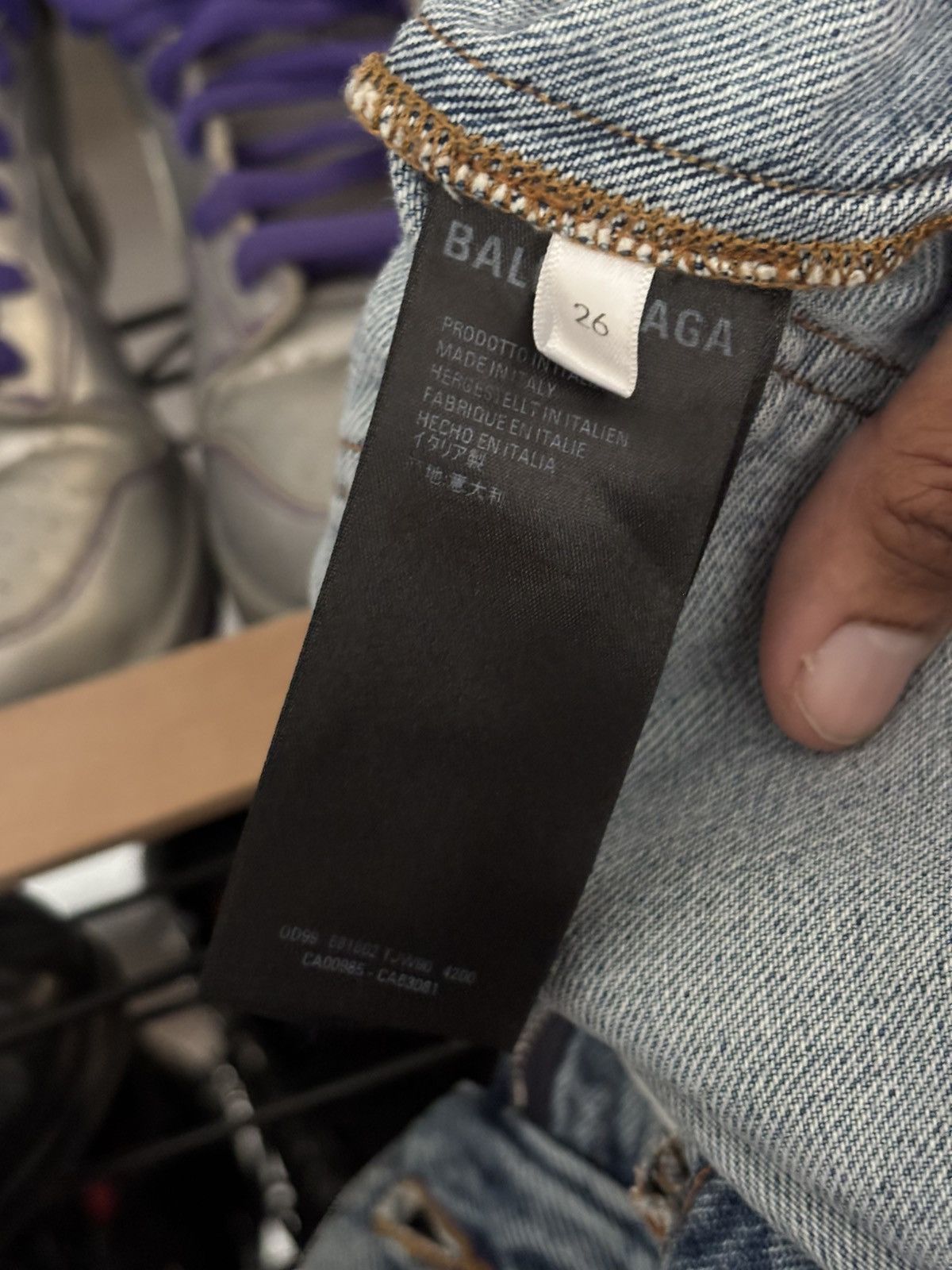 Balenciaga Balenciaga Drop Crotch Denim 26(fits 30-32) Unisex Size 26" / US 2 / IT 38 - 12 Thumbnail
