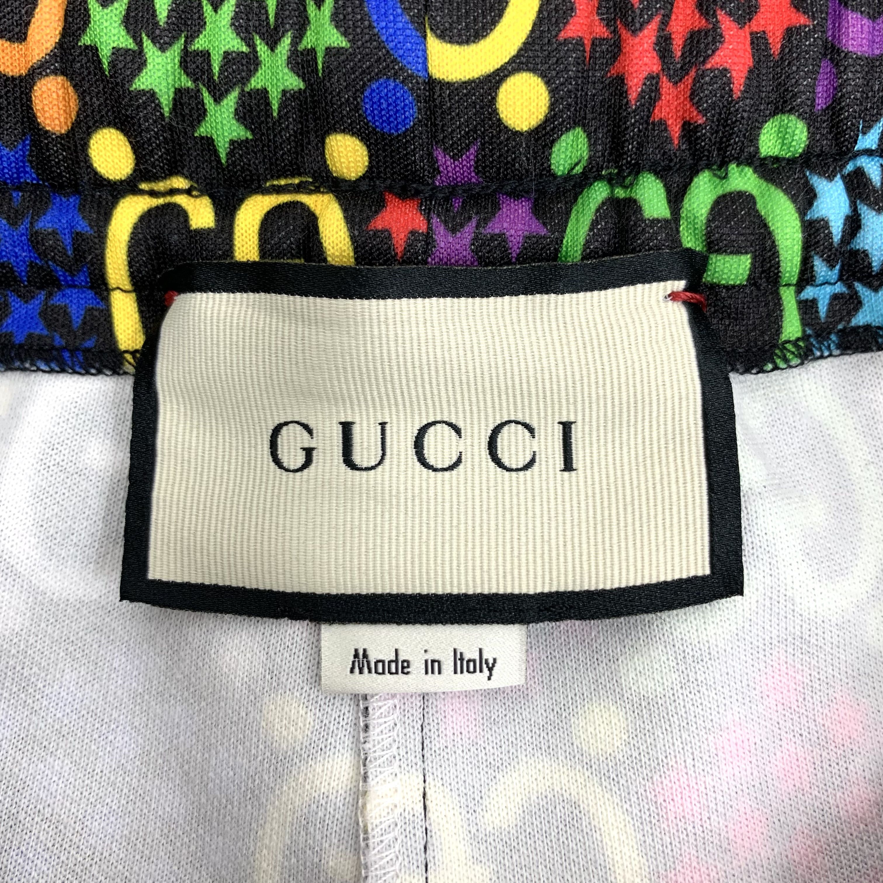 Gucci Gucci Cotton Rainbow Logo Print Shorts – Multicolor (Size S) Size 26" / US 2 / IT 38 - 2 Thumbnail