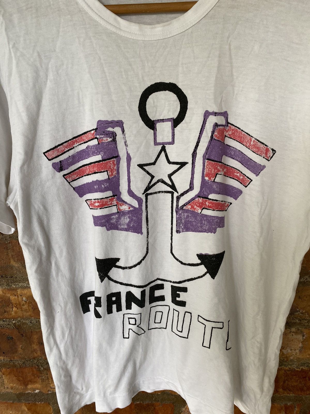 Comme des Garcons Homme Plus SS04 CDG Homme Plus "France Route tee Size US M / EU 48-50 / 2 - 3 Thumbnail