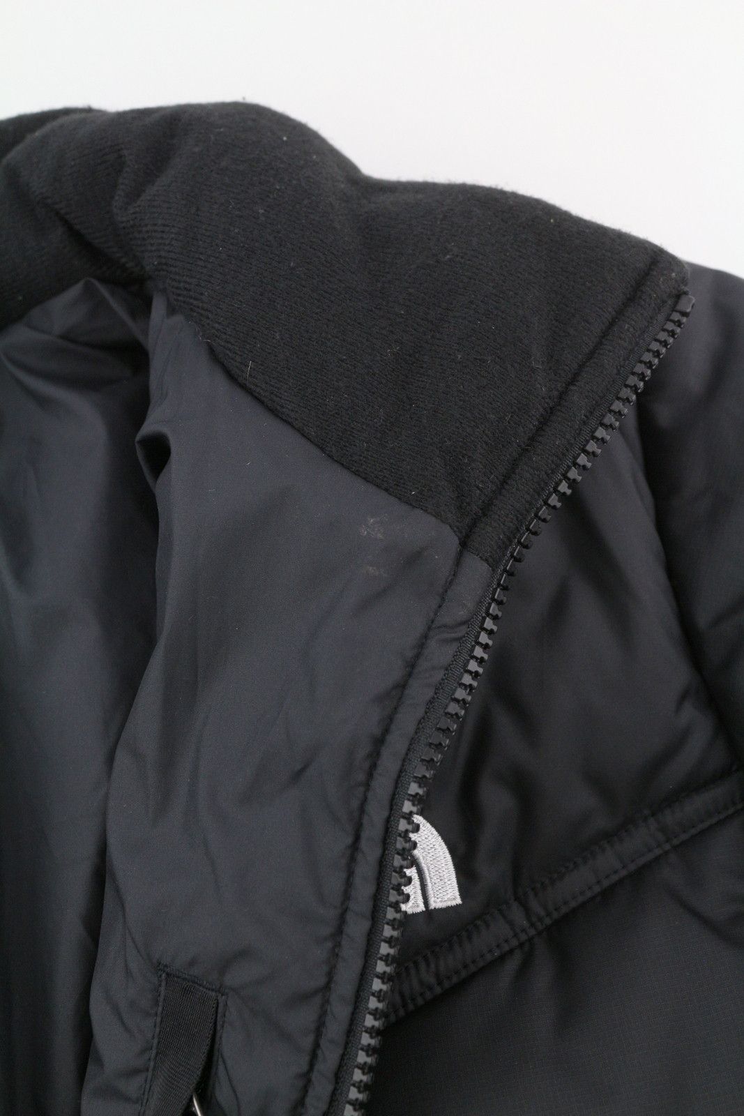 The North Face XS Black Full Zip High Neck Insulated Logo Puffer 83719 Size US XS / EU 42 / 0 - 16 Thumbnail