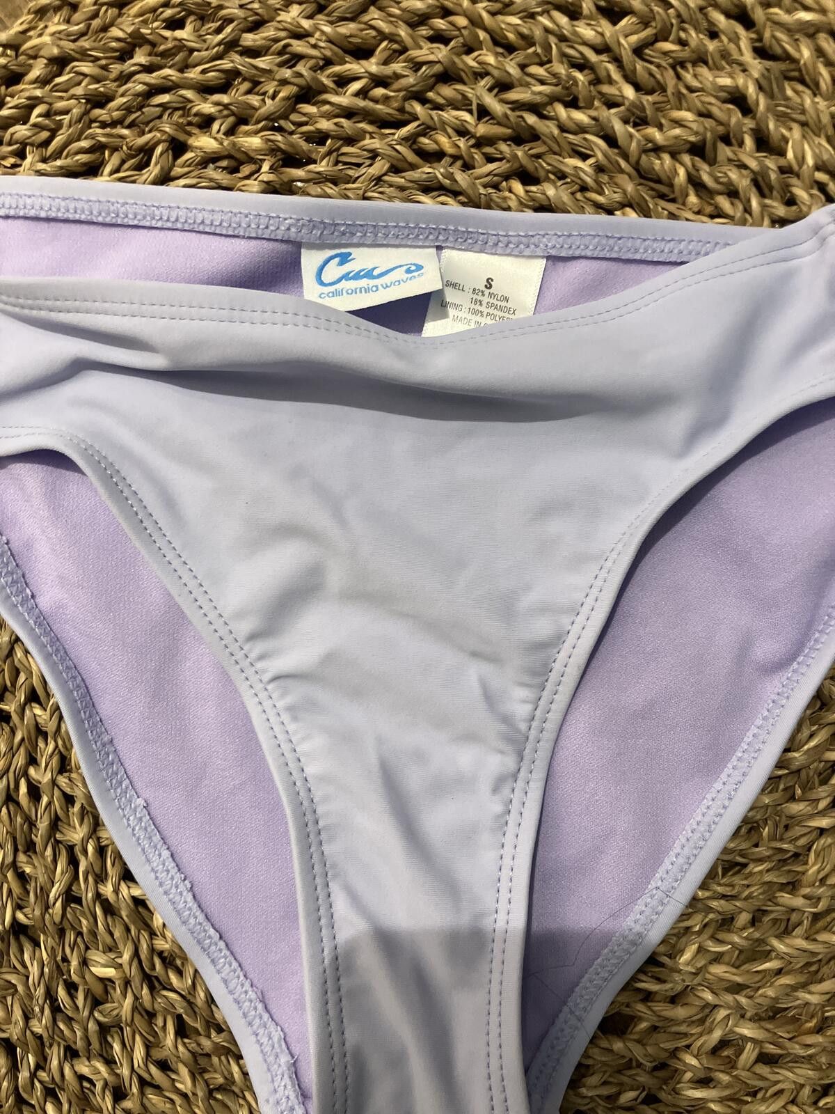 Other NWTCaliforniaWaves Lavender Bikini Bottom with Strappy Sides Size ONE SIZE - 4 Thumbnail