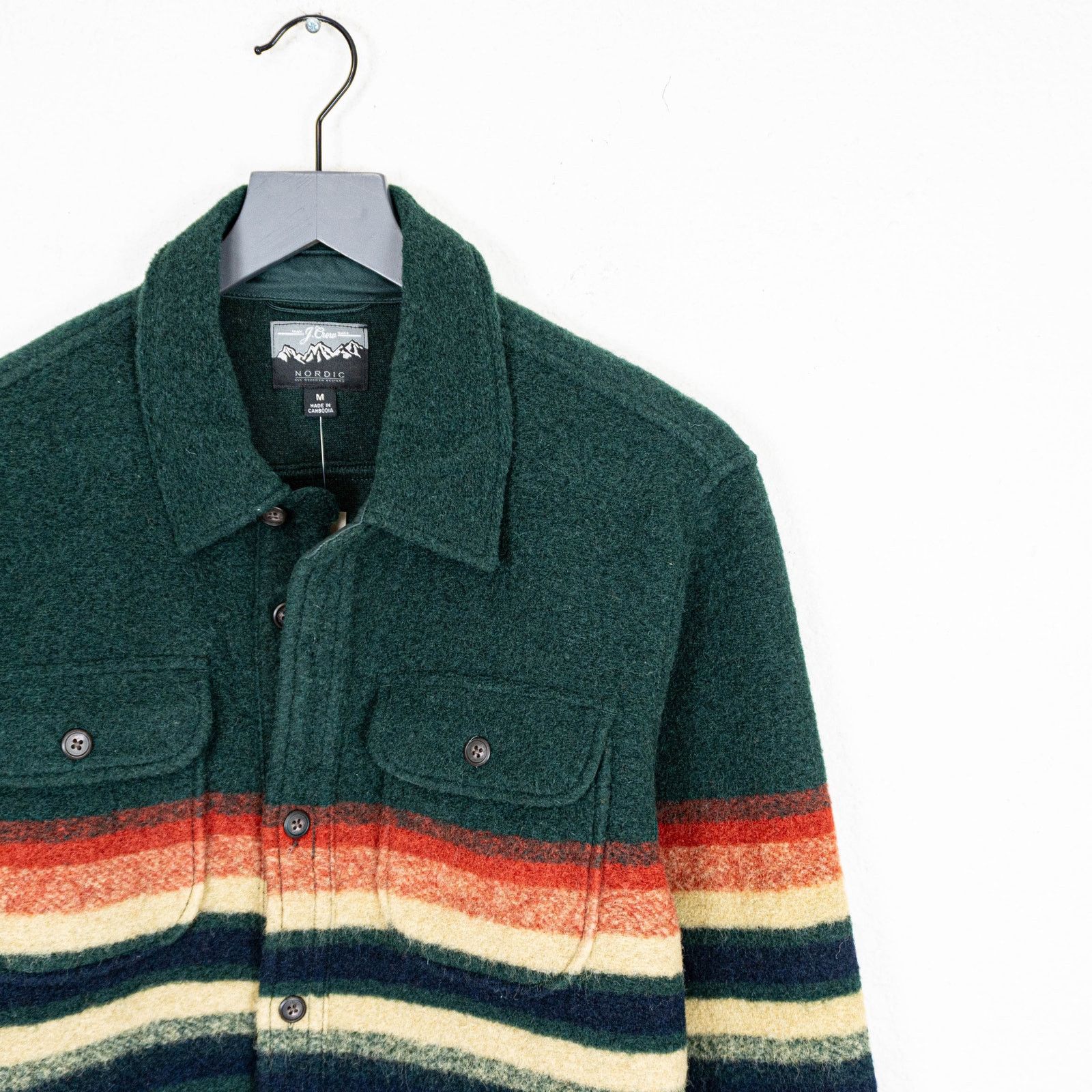 J.Crew J.Crew Nordic Wool Southwestern Aztec Blanket Shirt Jacket Size US M / EU 48-50 / 2 - 10 Thumbnail