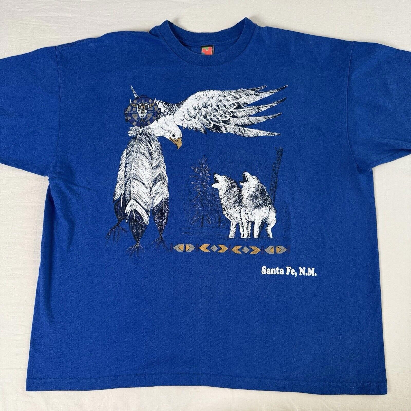 Designer Vtg Mickey Unlimited Land n Sea Wolf Eagle T-Shirt XL Rare Size ONE SIZE - 1 Thumbnail