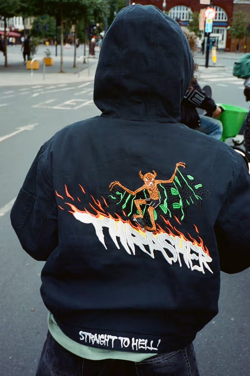 Supreme × Thrasher Supreme x Thrasher FW24 Jacket | Grailed