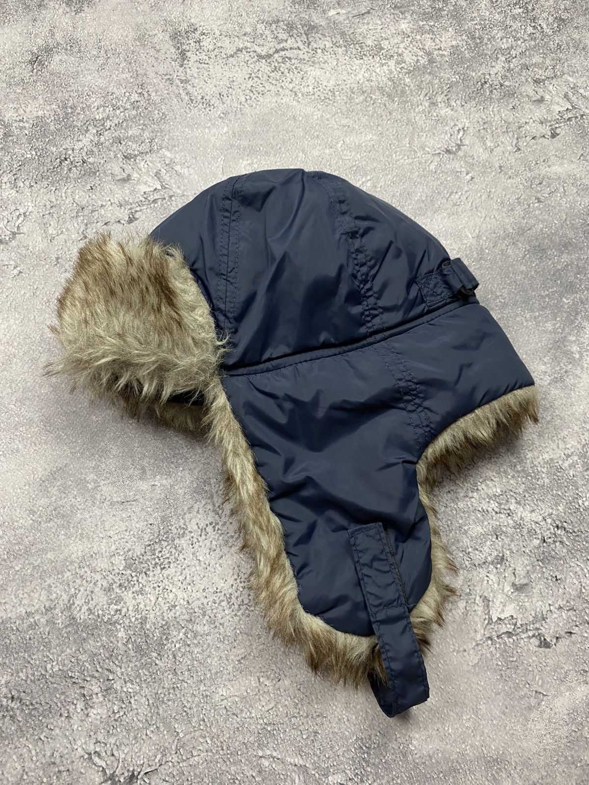 Japanese Brand Vintage Ushanka Hat Mohair Fur Fuzzy Japanese Y2K Furry Hat Size ONE SIZE - 3 Thumbnail