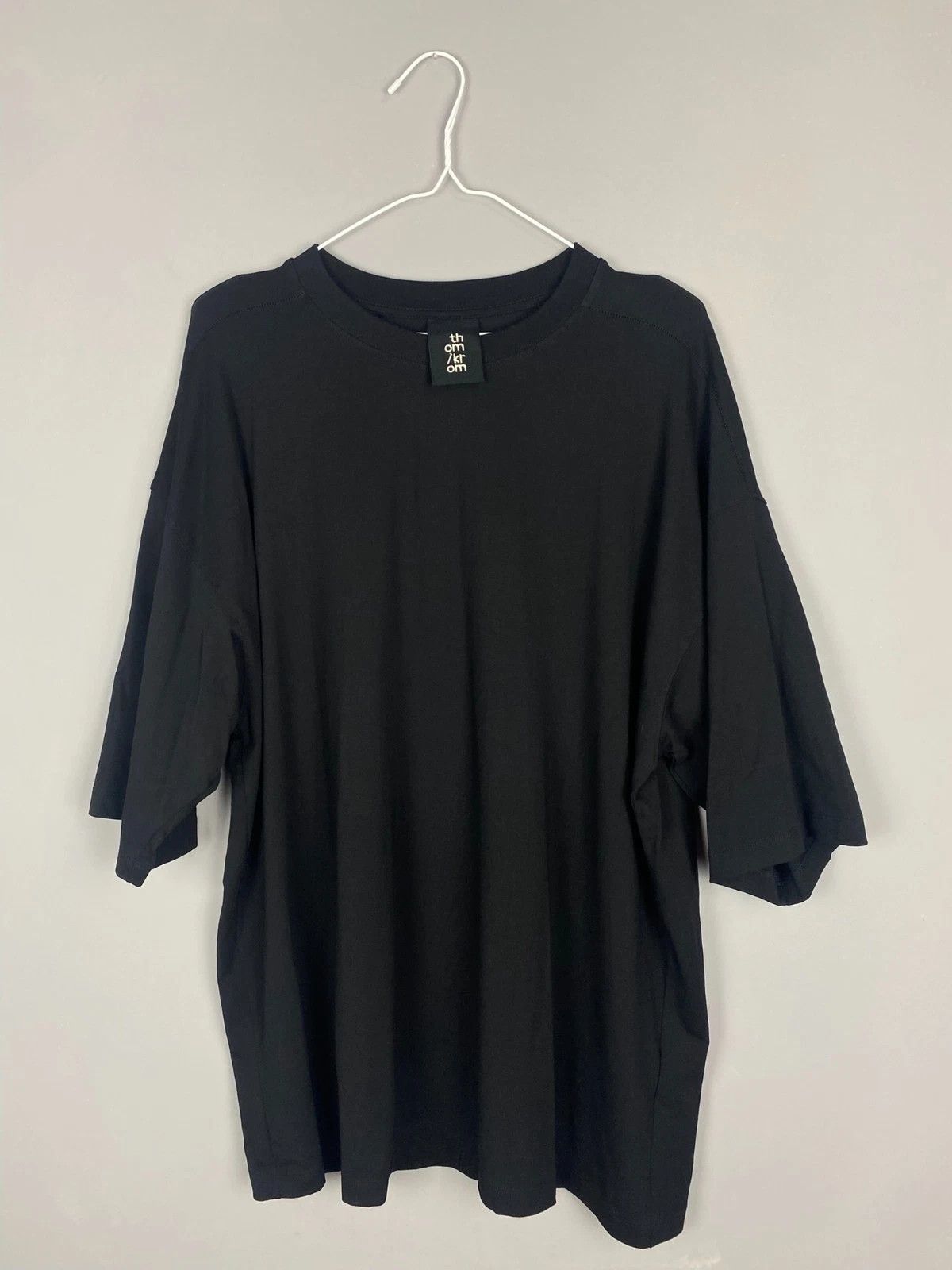 Thom Krom Thom Krom Black Oversized T-Shirt – Size L – Avant-Garde Size US L / EU 52-54 / 3 - 1 Thumbnail