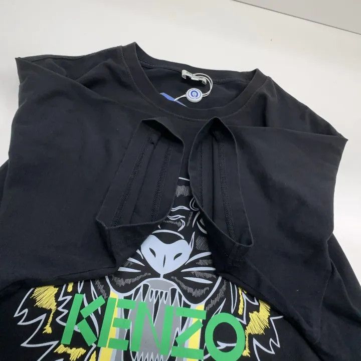 Kenzo KENZO Graphic Print Round Neck Short Sleeve T-shirt -2507 Size US XL / EU 56 / 4 - 6 Thumbnail