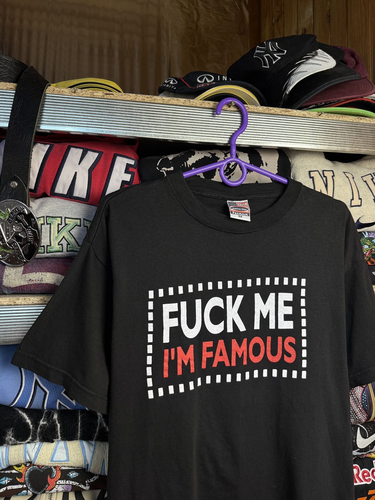 Other Vintage Y2K ADULT “ FUCK ME IM FAMOUS STAR “ SLOGAN Tee Size US M / EU 48-50 / 2 - 3 Thumbnail