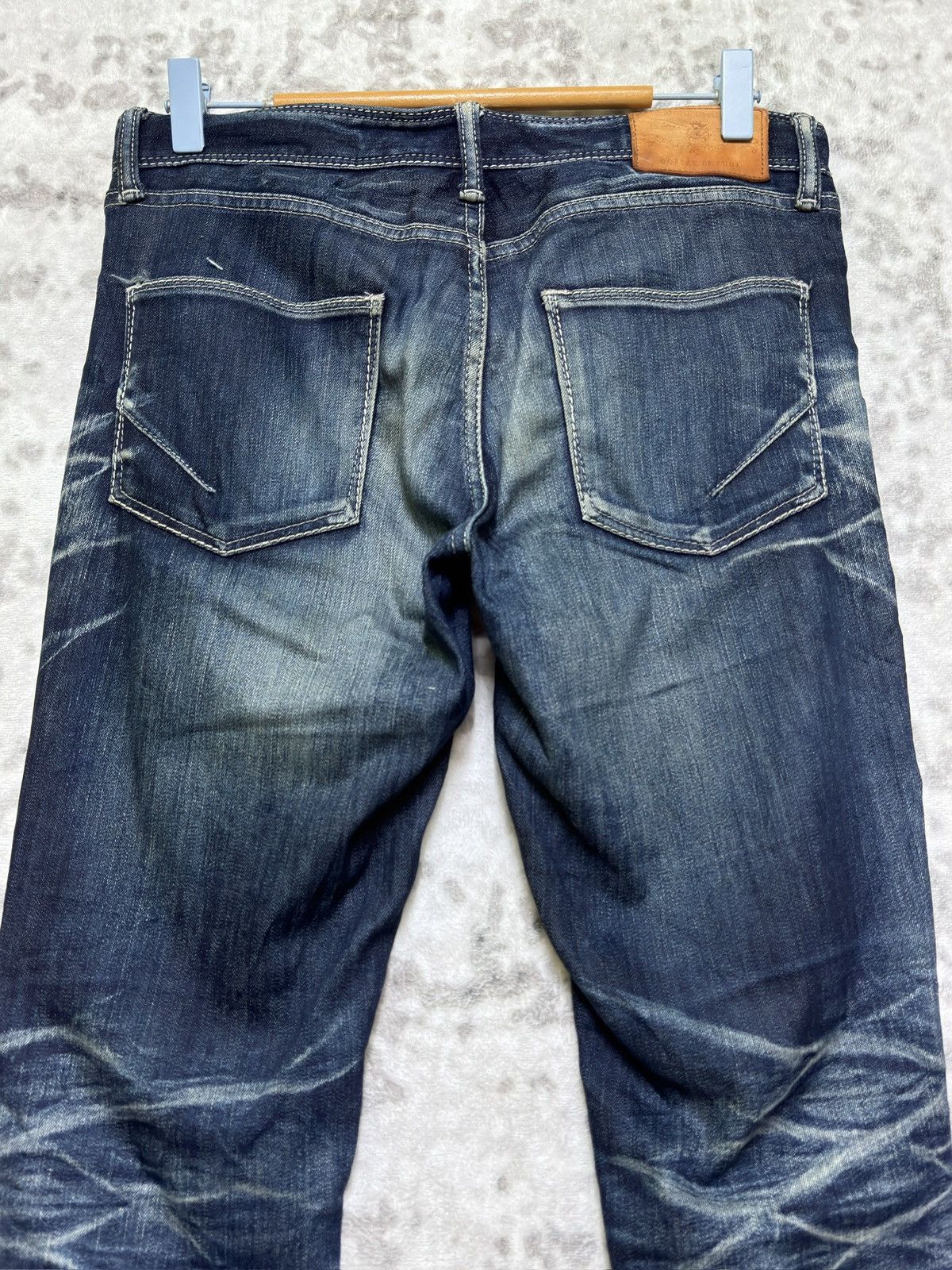 GOSTAR DE FUGA GOSTAR de FUGA Whiskered Honeycomb Faded Jeans Japan Size US 30 / EU 46 - 6 Thumbnail