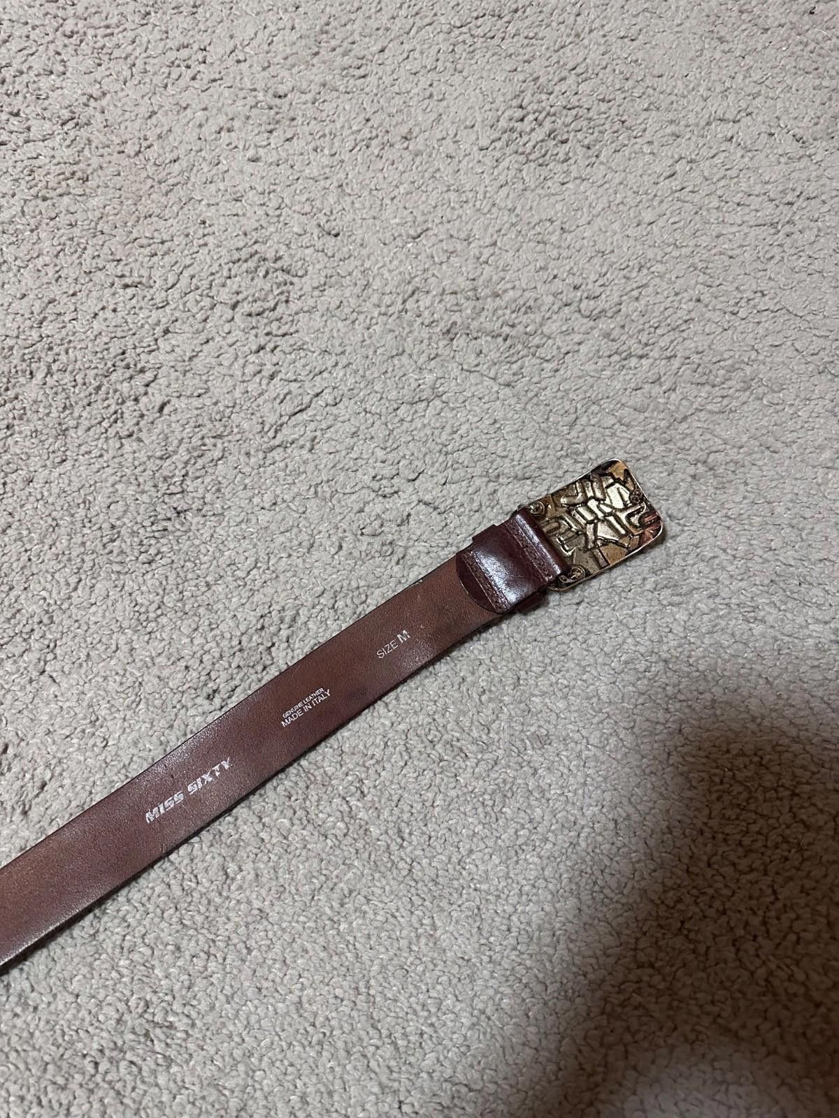 Miss Sixty Miss Sixty Brown Leather Belt size M Size ONE SIZE - 6 Thumbnail