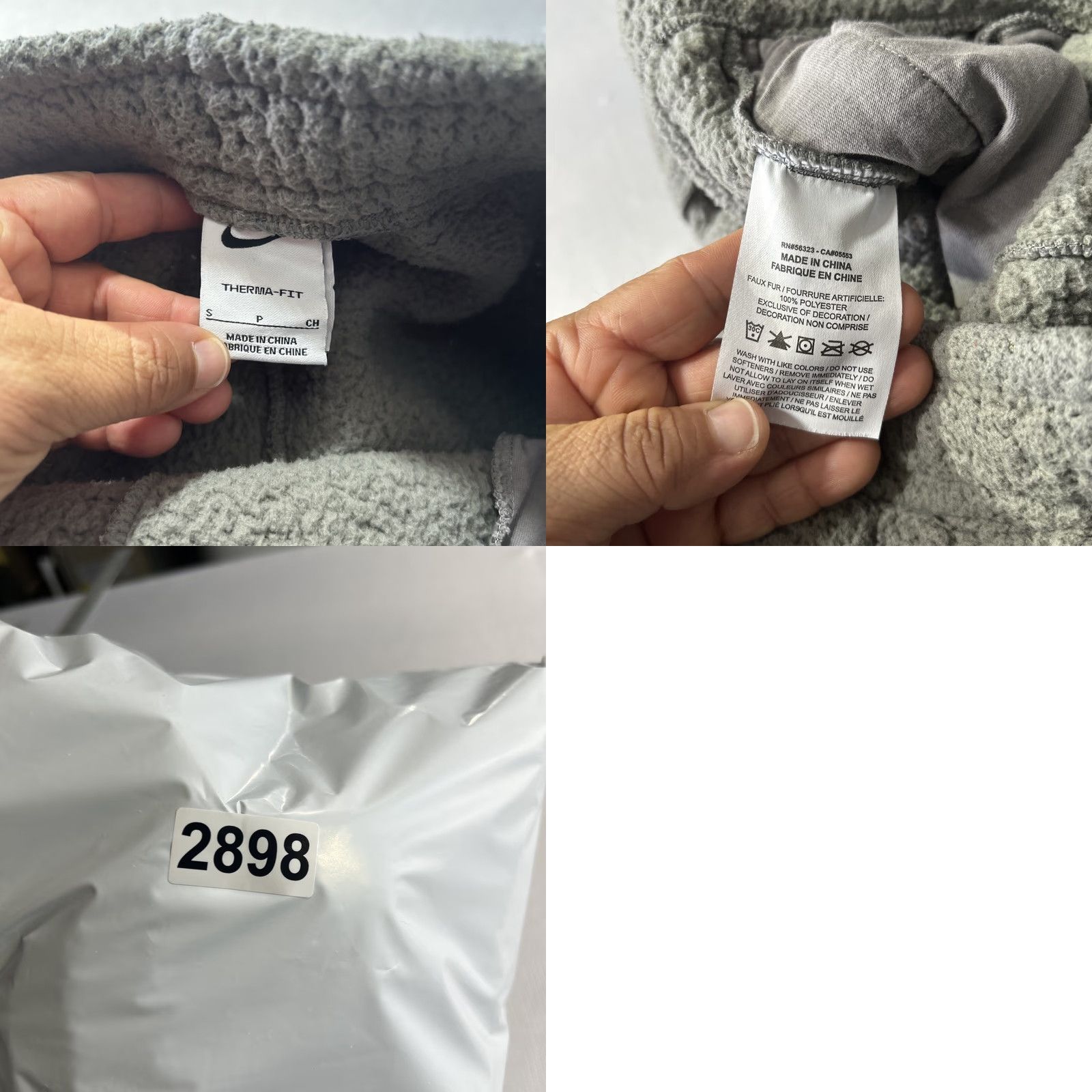 Nike Nike Pants Womens Sz S Gray Faux Fur Sherpa Fleece Swoosh Sweatpant Therma Fit Sweatpants Women Small Gray Nike Therapy Size 28" / US 6 / IT 42 - 8 Thumbnail