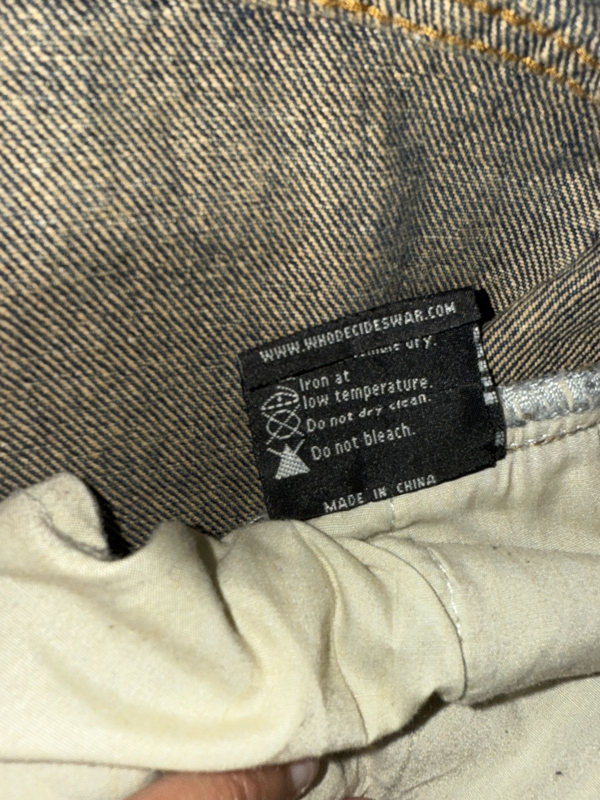 Who Decides War WDW Unfurled Denim Pants Size US 28 / EU 44 - 8 Thumbnail