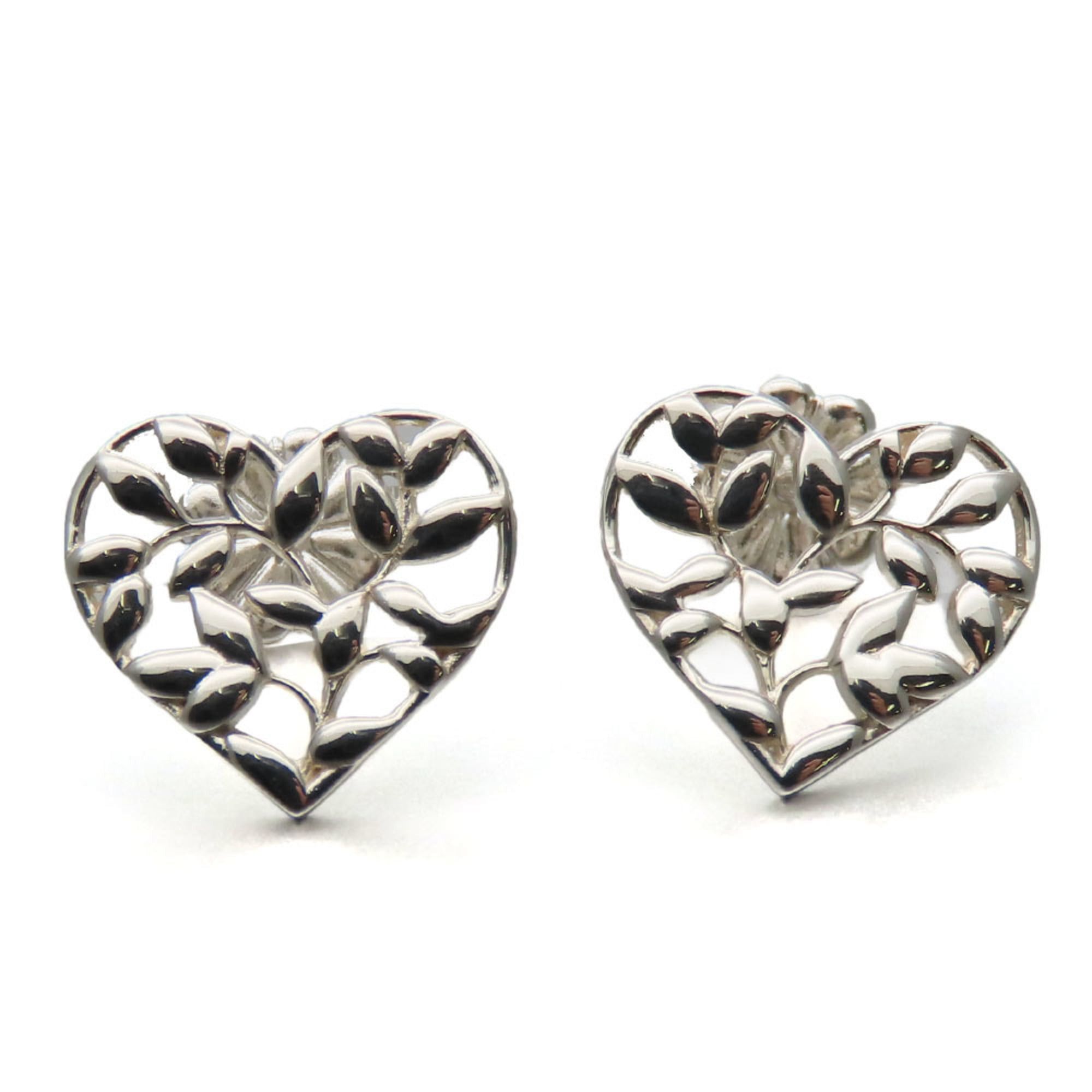 Tiffany & Co. Tiffany & Co. Olive Leaf Heart Earrings in SV925 for Women Size ONE SIZE - 1 Thumbnail
