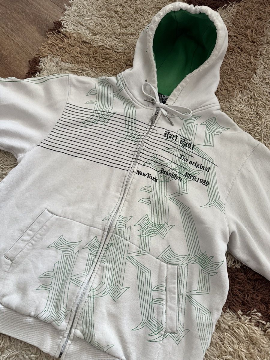 Ecko Unltd. 🔥VINTAGE DISTRESSED TRASHED KARL KANI ZIP HOODIE🔥 Size US L / EU 52-54 / 3 - 2 Thumbnail