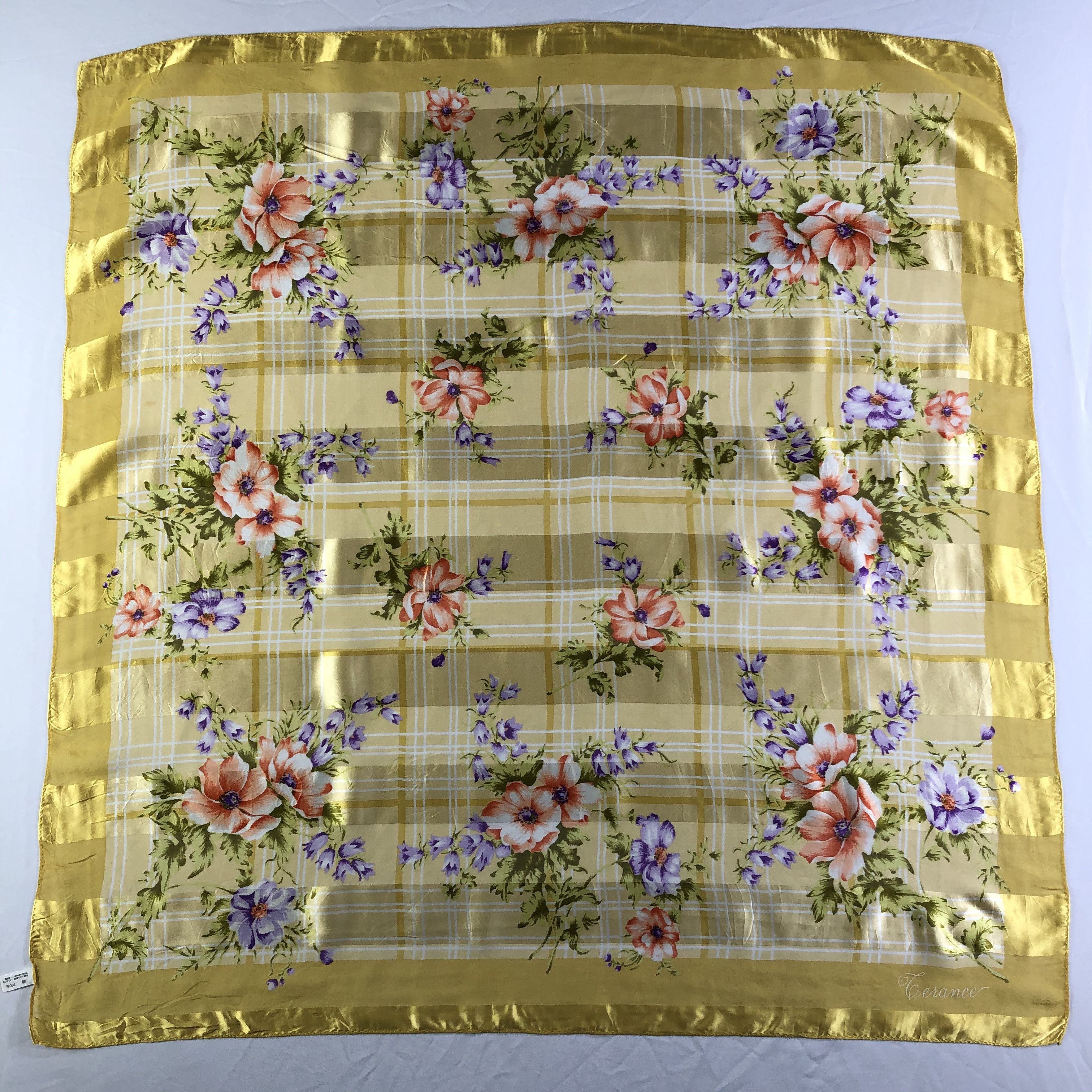 Vintage Vintage Silk Scarf Size ONE SIZE - 2 Thumbnail