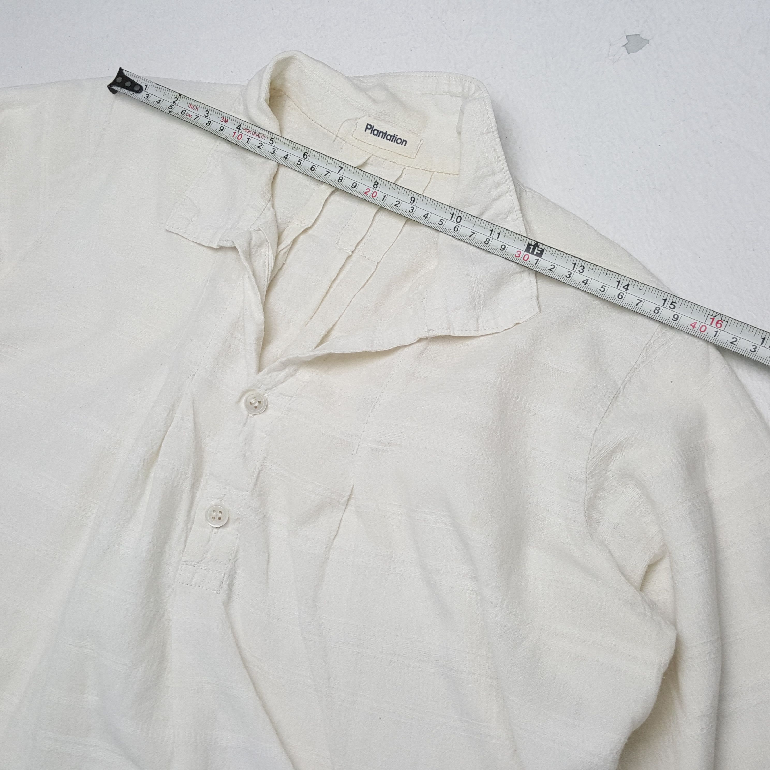 Issey Miyake × Japanese Brand × Vintage Vintage PLANTATION by ISSEY MIYAKE Japanese Brand Shirts Size M / US 6-8 / IT 42-44 - 4 Thumbnail