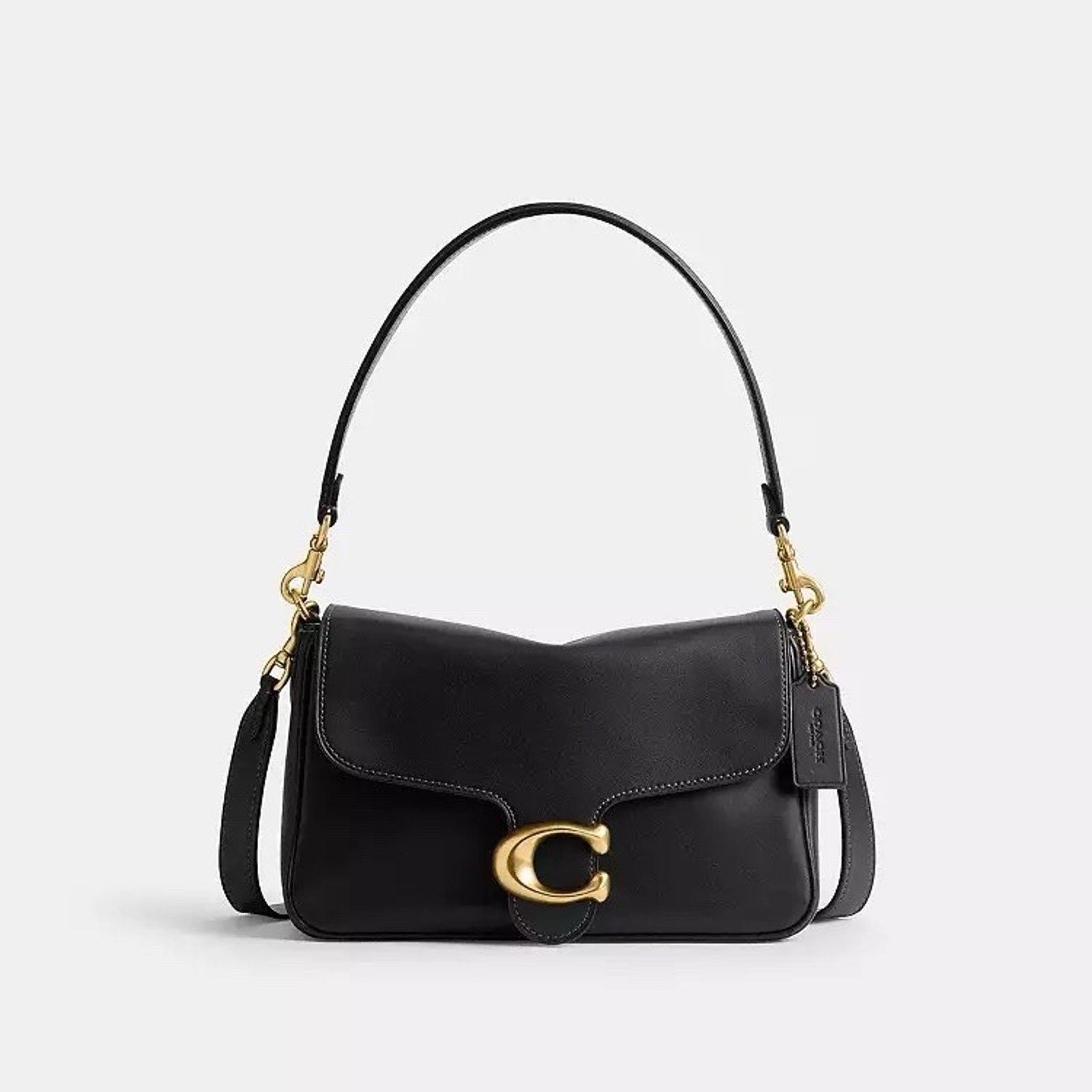 Coach NWT Coach Soft Tabby CAM98 black Shoulder Bag Smooth Leather Size ONE SIZE - 5 Thumbnail