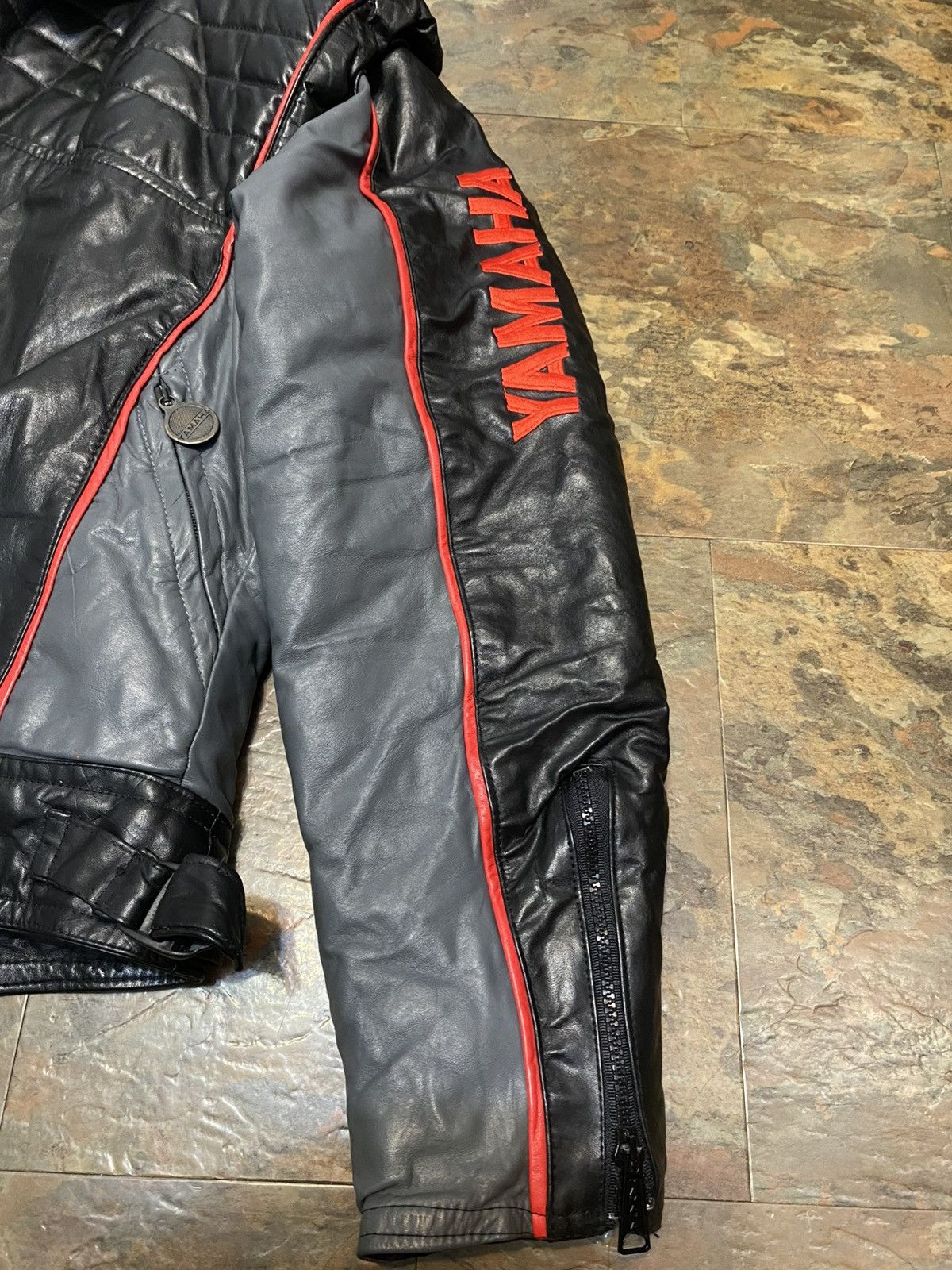 Yamaha vintage yamaha leather jacket Size US M / EU 48-50 / 2 - 2 Thumbnail