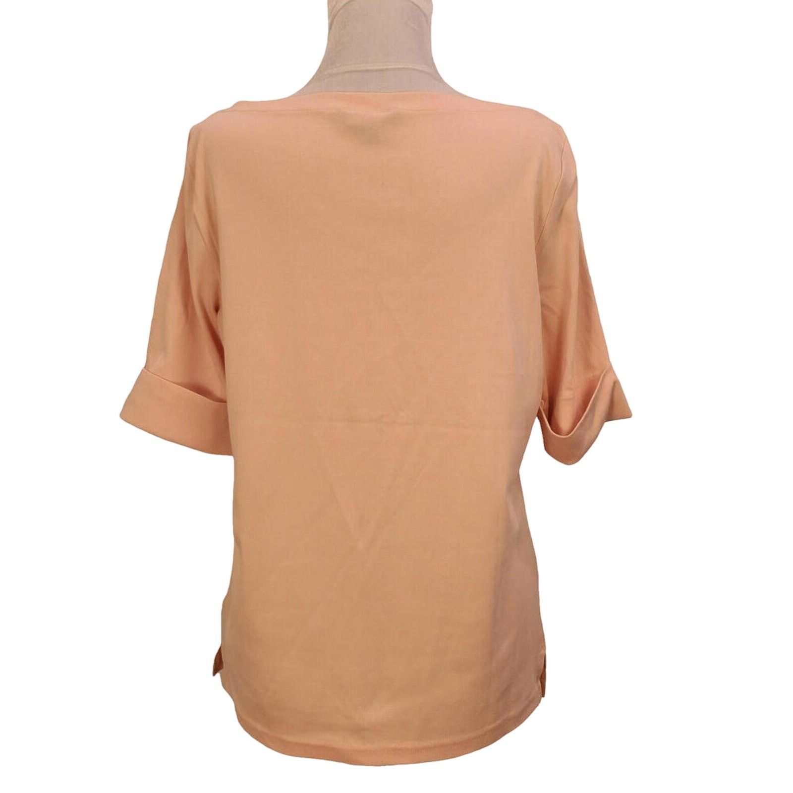 Lauren Ralph Lauren Lauren Ralph Lauren Size XL Pink Short Sleeve Blouse Size XL / US 12-14 / IT 48-50 - 6 Thumbnail