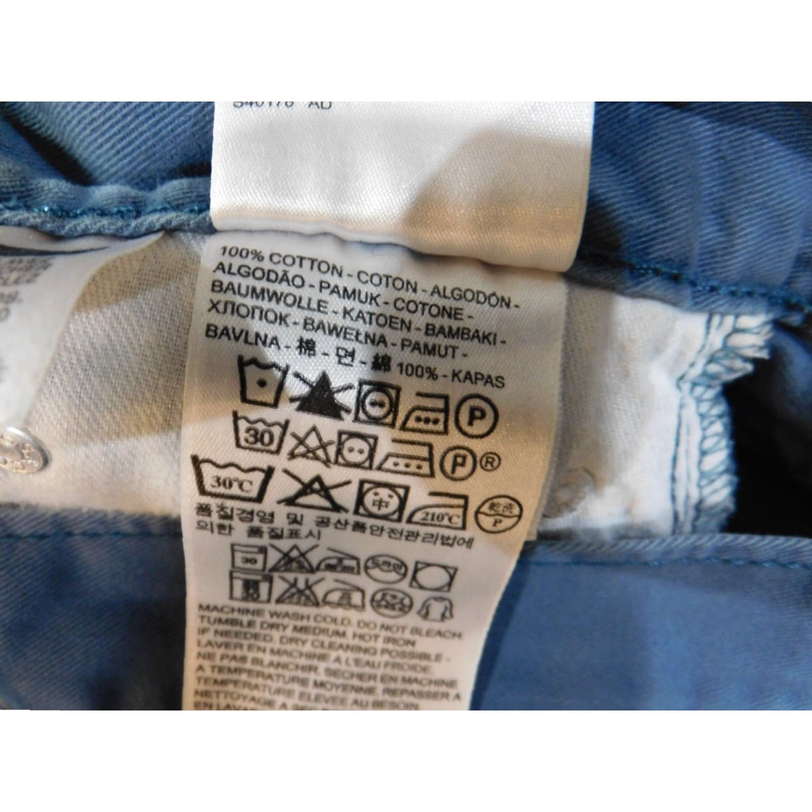 Levi's Levi's Jeans 514 Straight 29x32 Mens Blue Light Wash Cotton Denim Regular Slim Vintage Retro Distressed Zipper 29 32 Waist Inseam Size US 29 - 5 Thumbnail