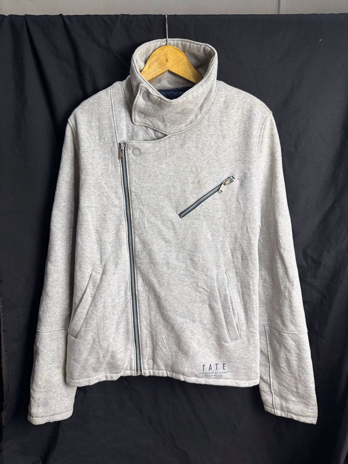 If Six Was Nine × Japanese Brand Asymmetrical Tate Jacket Sweat Japanese Brand Size US L / EU 52-54 / 3 - 1 Thumbnail