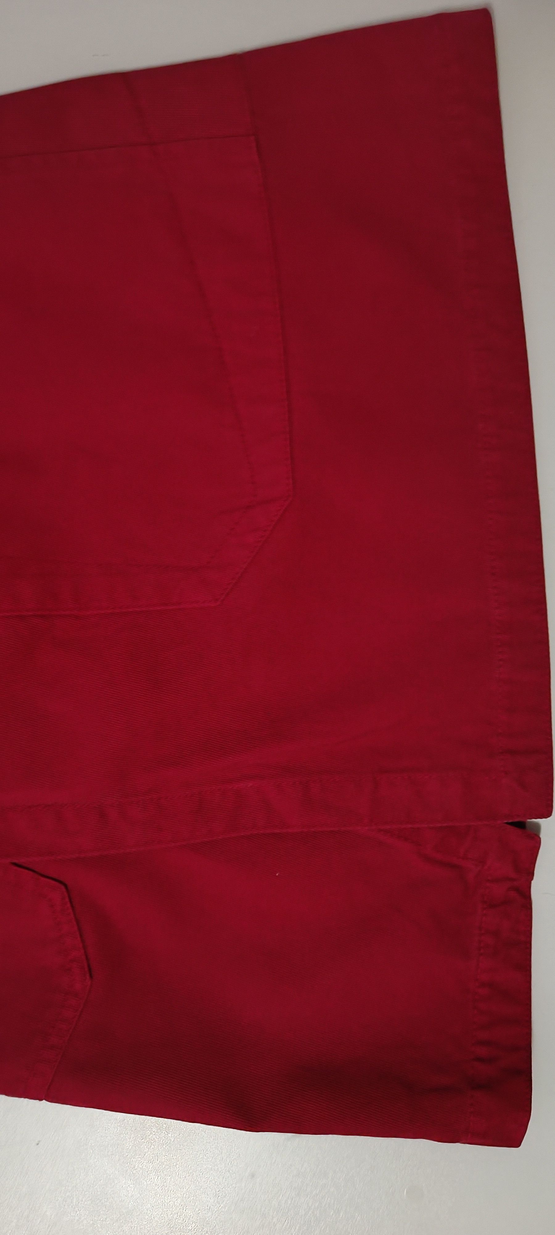 Jean Paul Gaultier 2000's - Asymmetric mini skirt in red denim Size 27" / US 4 / IT 40 - 16 Thumbnail