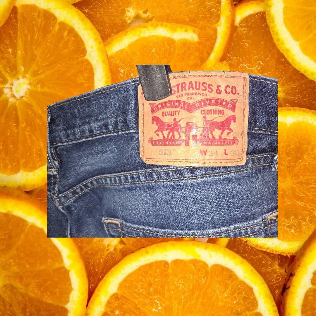 Levi's Levi's 513 Blue Straight Leg Jeans Size 34x30 Size US 34 / EU 50 - 2 Thumbnail