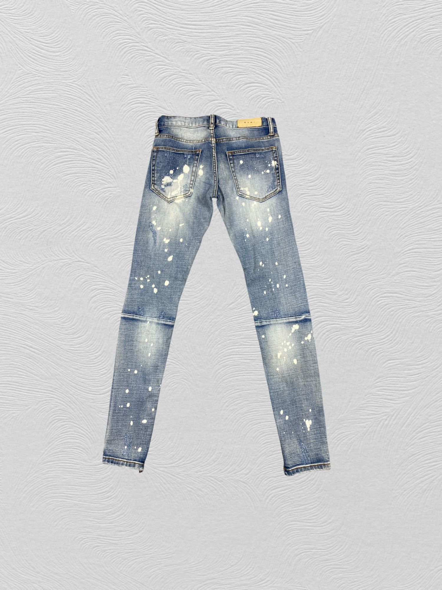 MNML Distressed Blue Vintage MNML Jeans 29x31 Denim- JN3780 Size US 29 - 2 Thumbnail