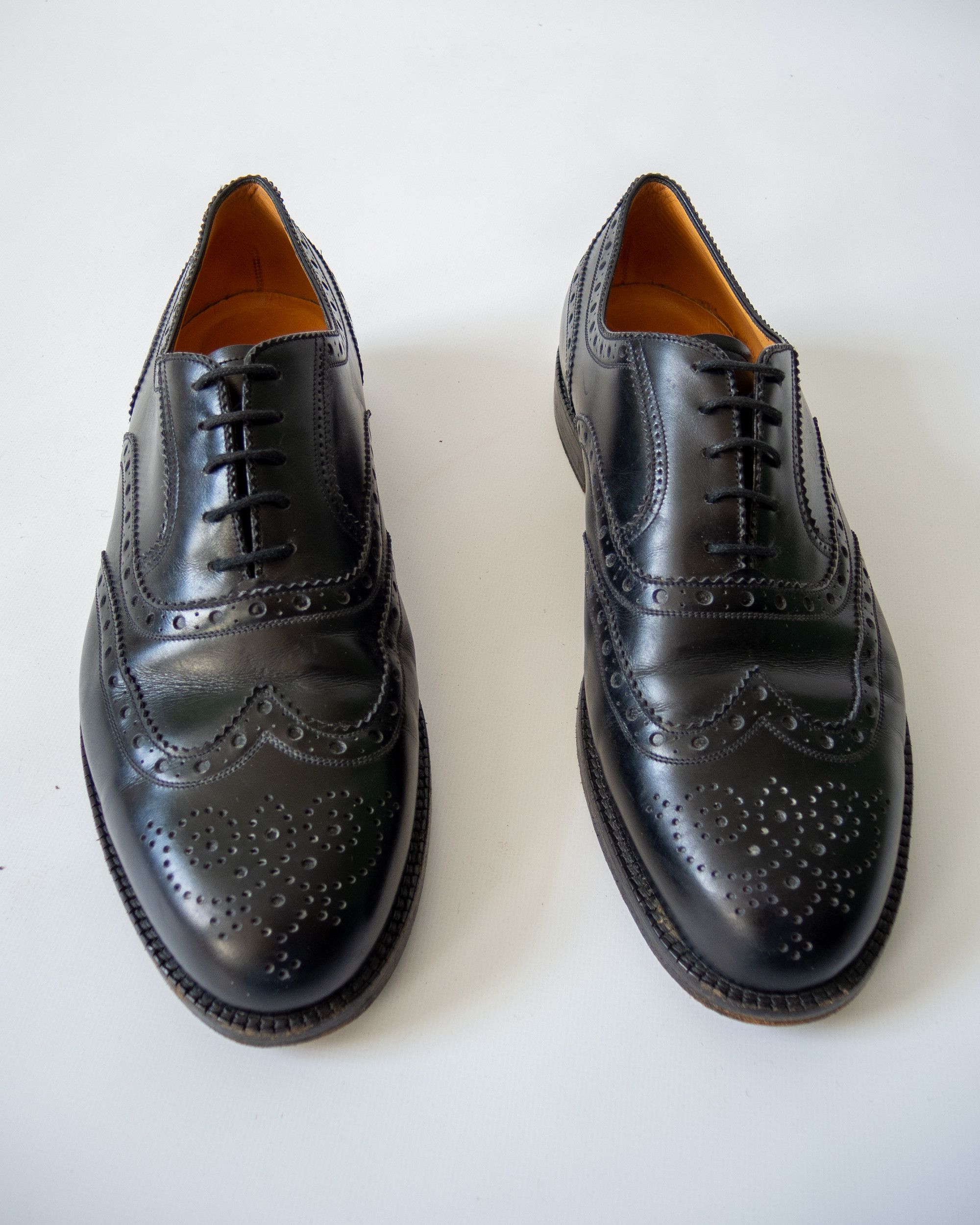 Bally Vintage Bally scribe brogue shoes Size US 11.5 / EU 44-45 - 3 Thumbnail
