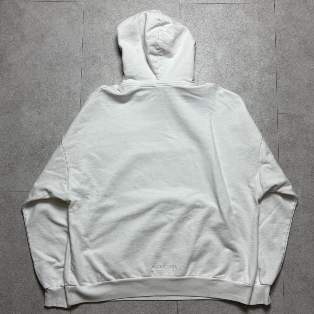 Balenciaga × The Simpsons Balenciaga Simpsons Print Hoodie White FW21 Size US S / EU 44-46 / 1 - 2 Thumbnail
