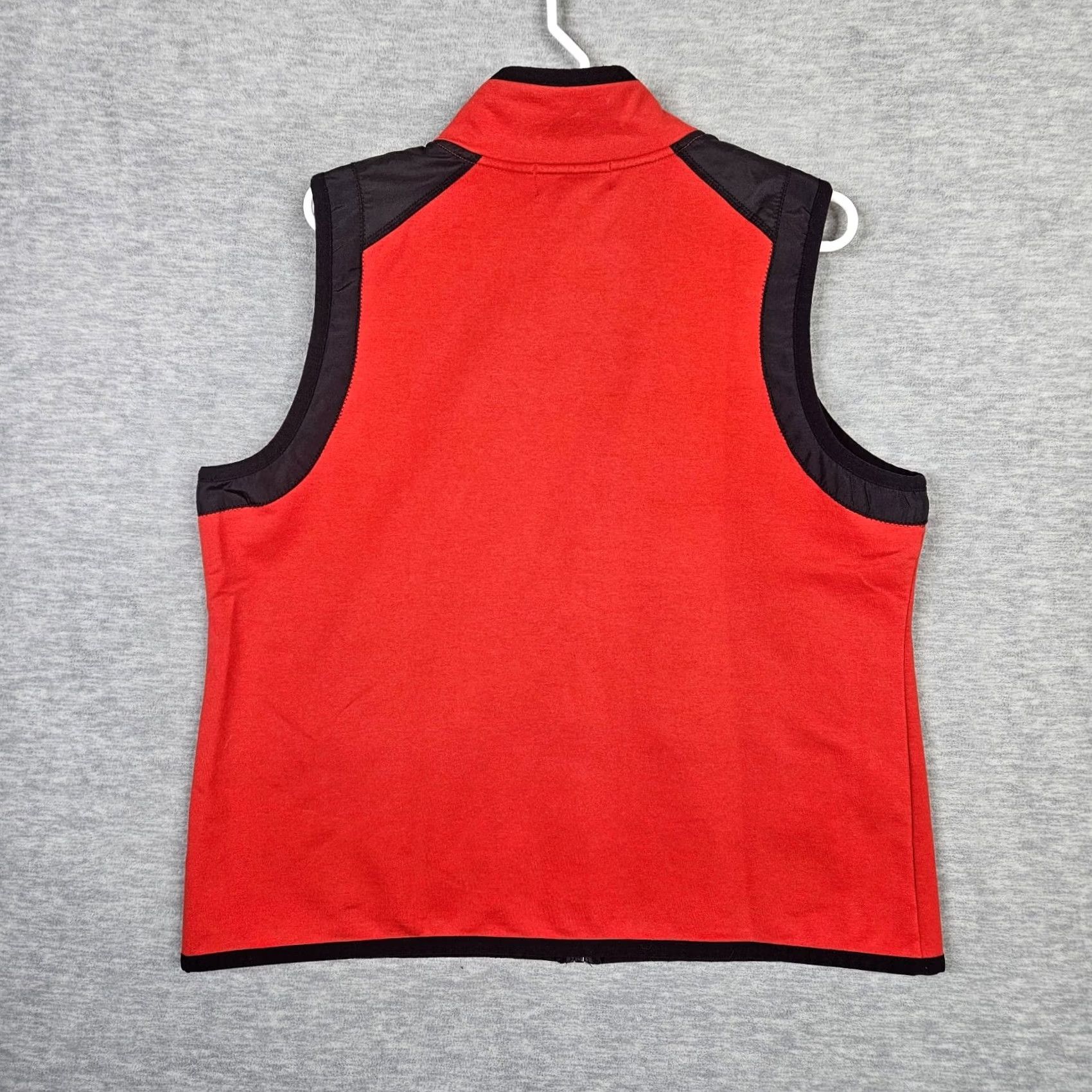 Ralph Lauren Lauren Ralph Lauren Vest Full Zip Womens XL Red Navy Active Layered Knit Casual Outerwear VINTAGE: No Size XL / US 12-14 / IT 48-50 - 2 Thumbnail
