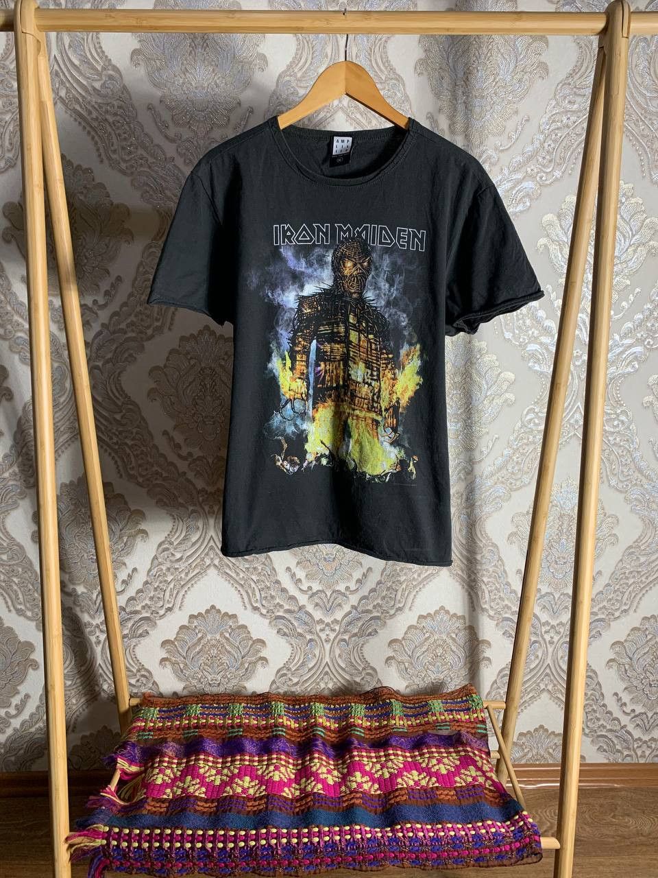 Band Tees Vintage Iron Maiden World Tour Rock T-shirt Metal Y2K 90s Size US XL / EU 56 / 4 - 1 Thumbnail