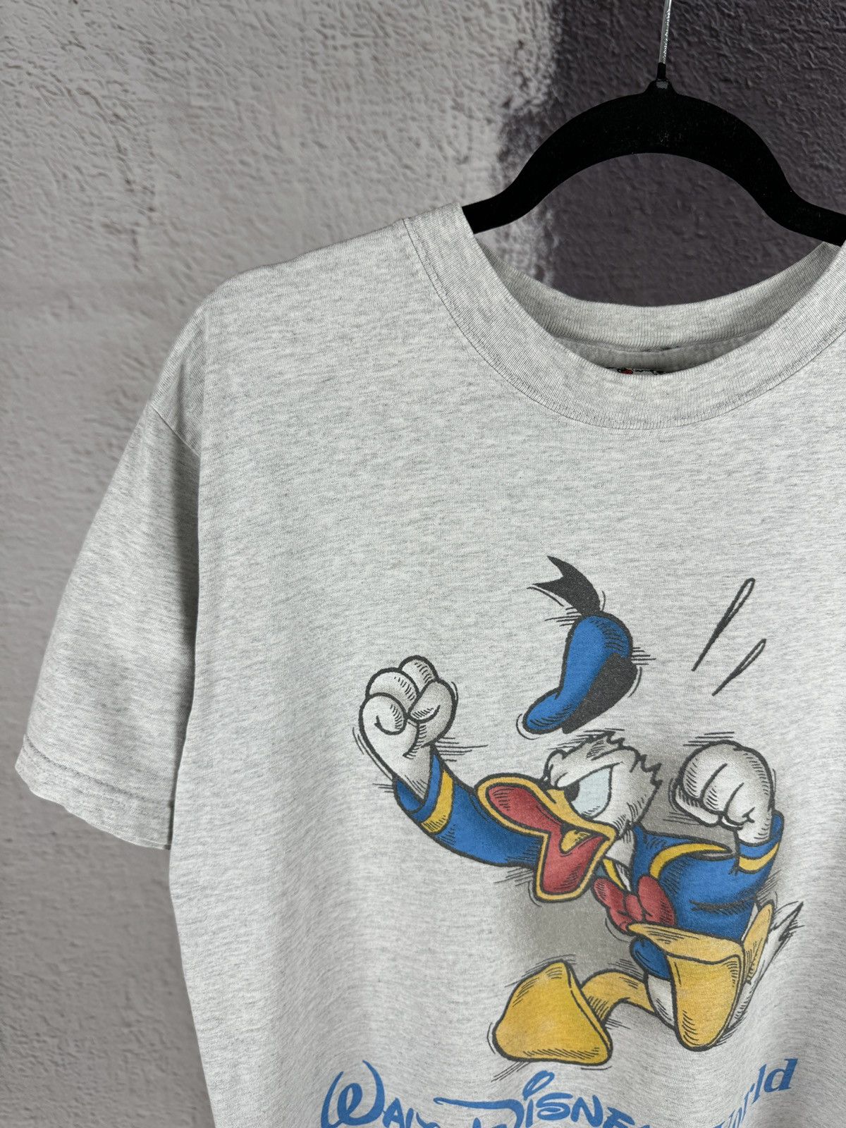 Cartoon Network × Disney × Vintage Walt Disney Pixar vintage 90s y2k Donald Duck grey tee shirt Size US M / EU 48-50 / 2 - 3 Thumbnail
