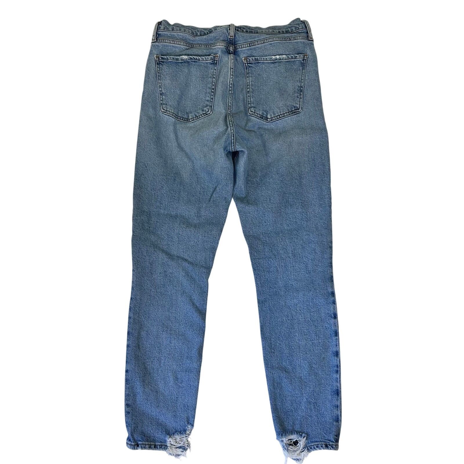 Agolde Agolde Nico High Rise Jeans Distressed Skinny Button Fly 28 Size 28" / US 6 / IT 42 - 2 Thumbnail