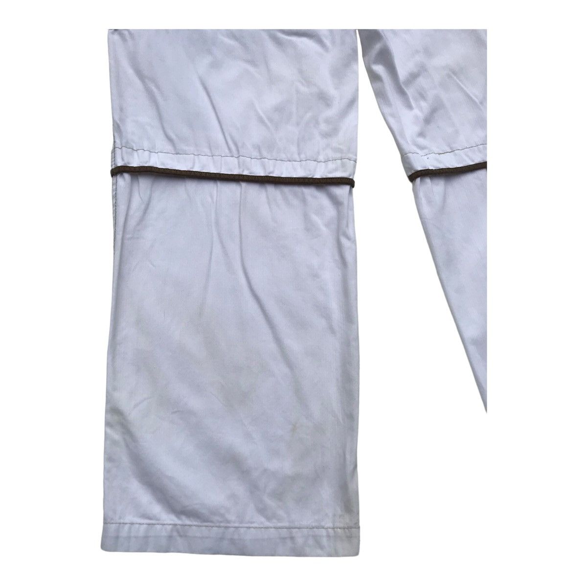 Japanese Brand Blue Luis White Tactical Multipocket Cargo Streetwear Pants Size US 31 - 19 Thumbnail