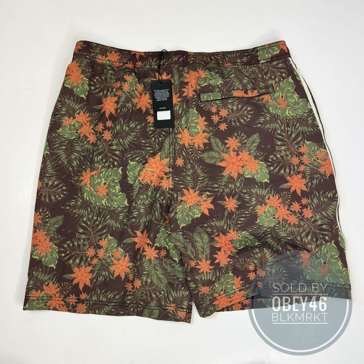 Kith KITH Tilden Swim Trunks Black Floral Print L Size US 34 / EU 50 - 2 Thumbnail