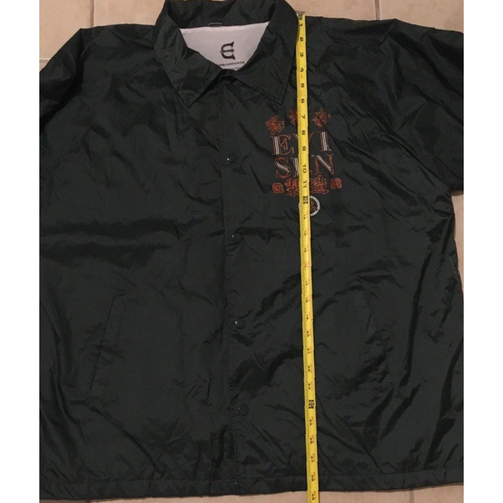 Vintage VINTAGE Evisen Skateboards Jacket XL Theories TOA Hopps Polar Isle Skate GX1000 Green 80s 90s Skateboarding Windbreaker Mens Size US XL / EU 56 / 4 - 7 Thumbnail