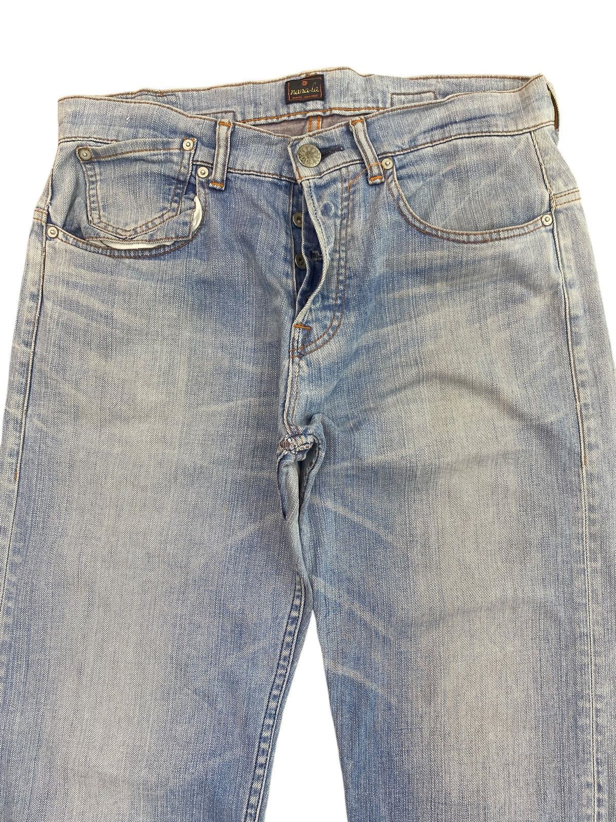 Japanese Brand Japanese Brand Faded Blue Wash Style Buckle Back Jeans Size US 32 / EU 48 - 2 Thumbnail