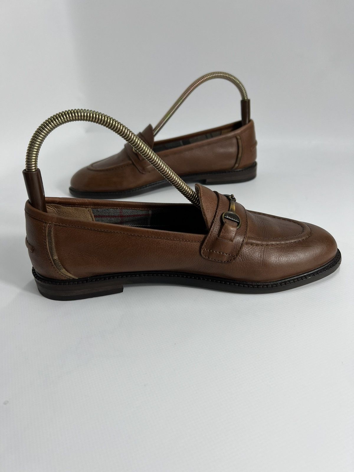 Barbour Vintage streetwear Barbour Leather Loafers Shoes Size UK 7 Size US 8 / EU 41 - 6 Thumbnail