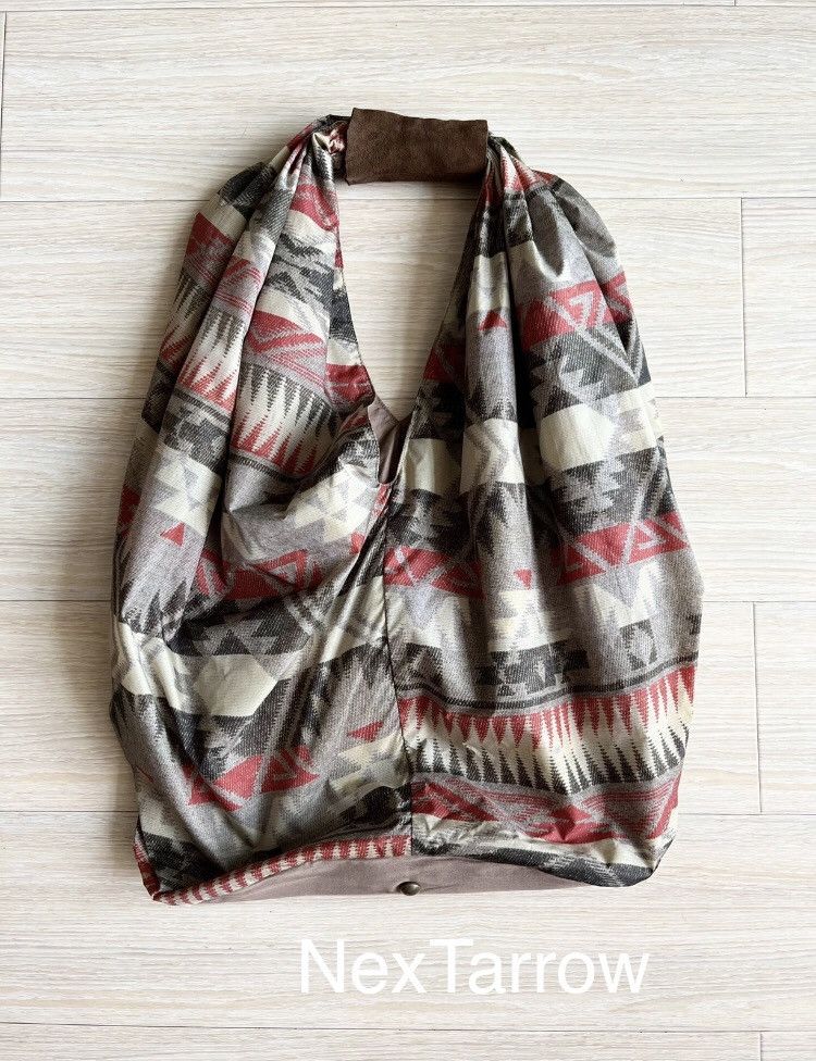 Kapital Kapital Hirata Hehong Ethnic Style Printed Sheepskin Handbag Size ONE SIZE - 2 Thumbnail