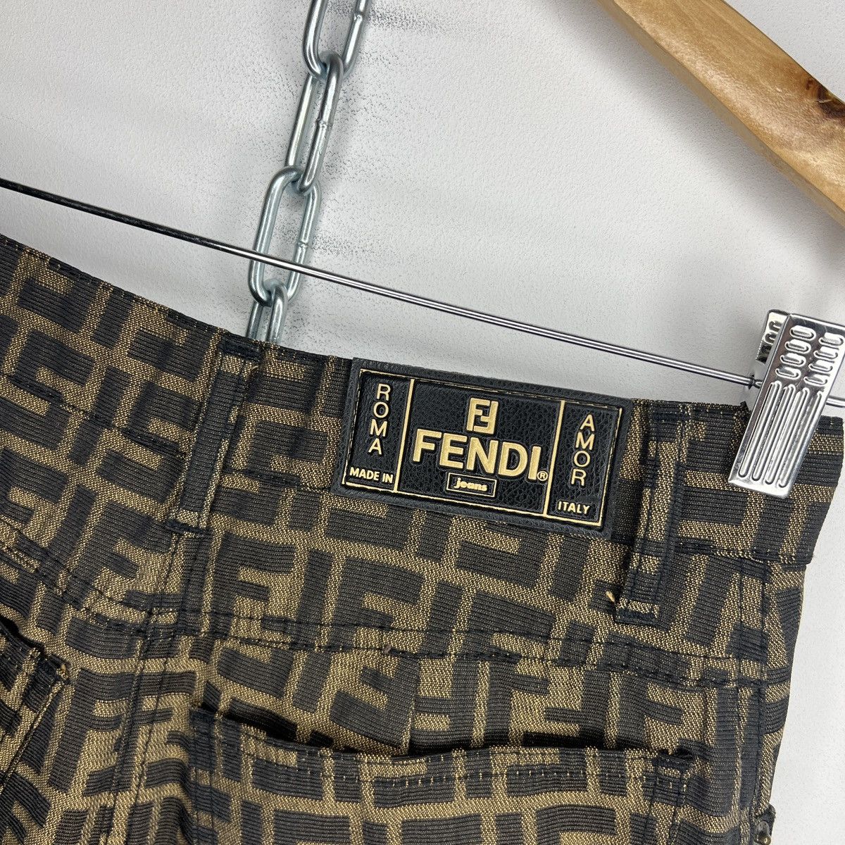 Fendi Fendi Mini Skirt Vintage Zucca Monogram Size 27" / US 4 / IT 40 - 8 Thumbnail