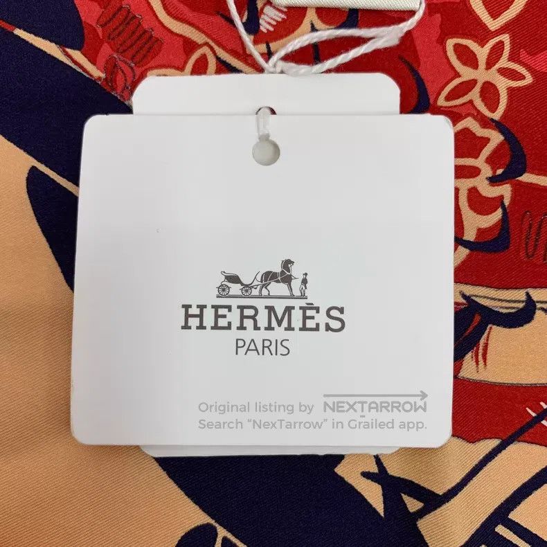 Hermes Hermes Color-blocked key print silk sleeveless T-shirt Size XS / US 0-2 / IT 36-38 - 6 Thumbnail