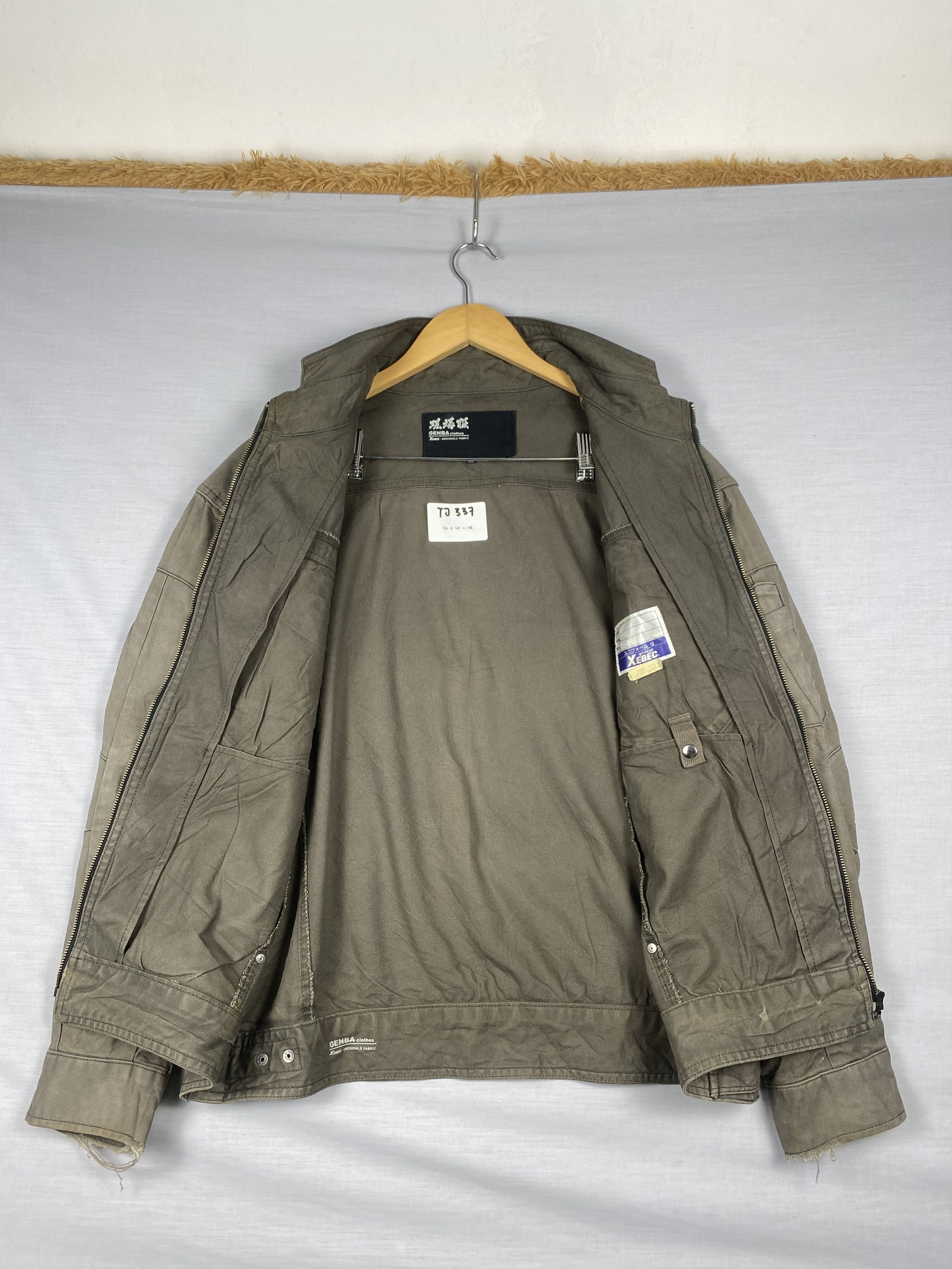Japanese Brand Vintage Japanese Brand Multi Pocket Faded Canvas Jacket Size US L / EU 52-54 / 3 - 5 Thumbnail
